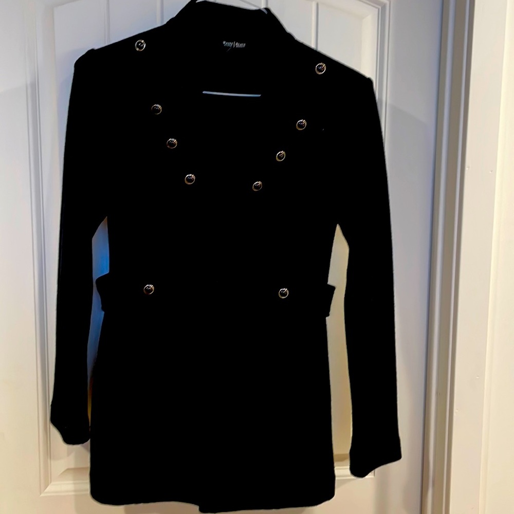 WHBM fitted black military style blazer/jacket